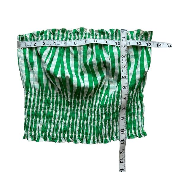 DO+BE Shirred Checkered Tub Top Size Small - Picture 4 of 9